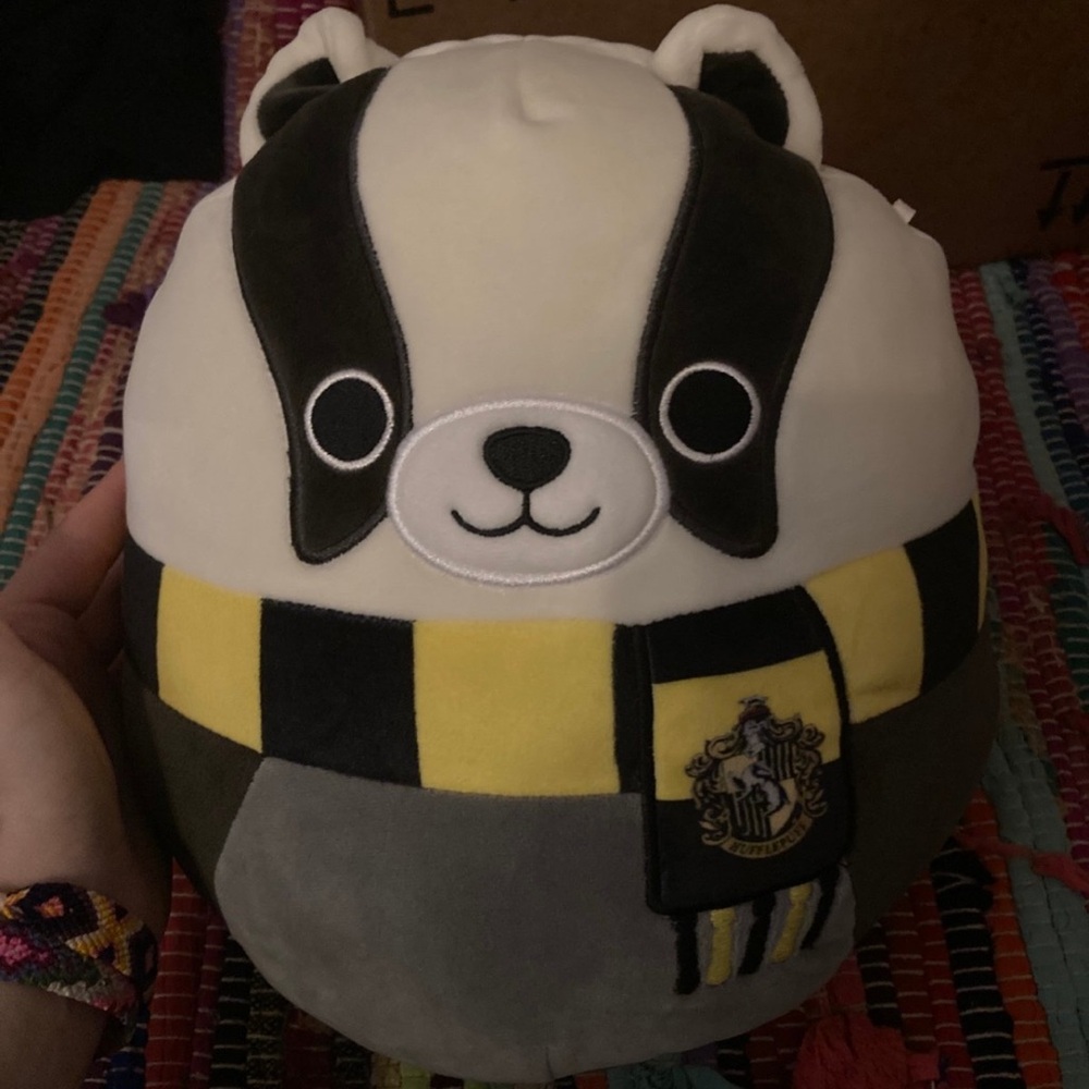 Badger Plush with Scarf